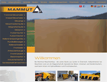 Tablet Screenshot of mammut.at